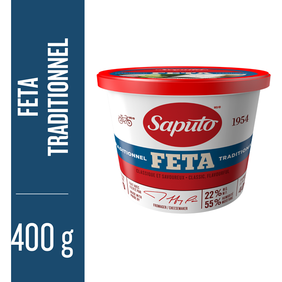 Saputo Fromage Feta 400 g, 3,13 $/100g