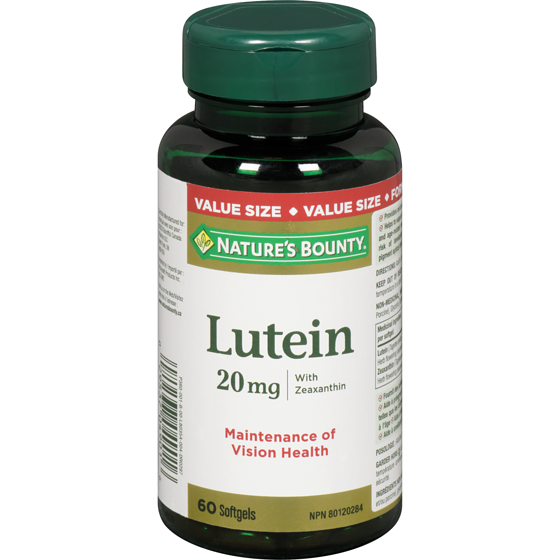Nature's Bounty Lutein, Helps to Support Eye Health 60 ea, $0.43/1ea