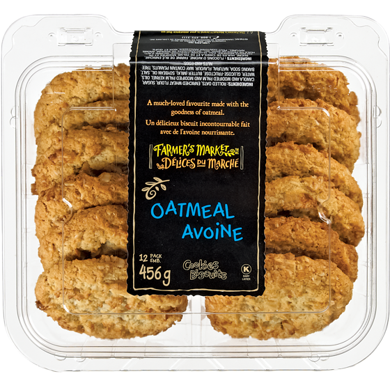 Farmer's Market Cookies Oatmeal 456 g, $1.75/100g