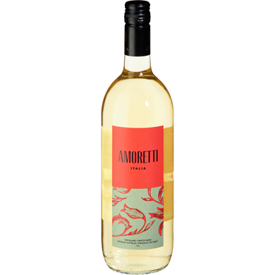 Amoretti Vin blanc Amoretti (Pièce d’identité requise au moment du ramassage) 1 l, 1,30 $/100ml