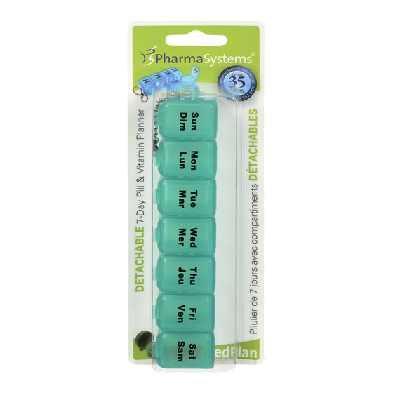 null 7-Day Pill Box, Detachable 1 ea, $5.99/1ea