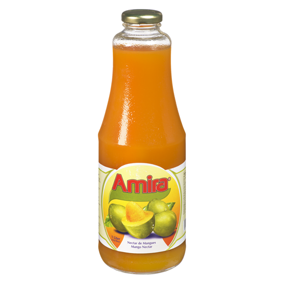 Amira Mango Nectar 1 l, $0.40/100ml