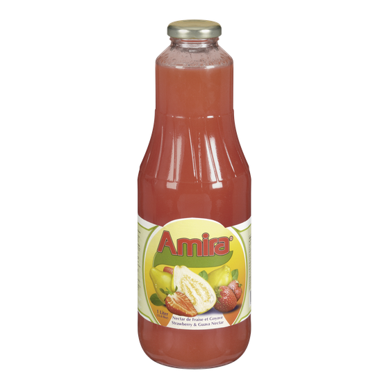 Amira Nectar fraise et goyave 1 l, 0,38 $/100ml