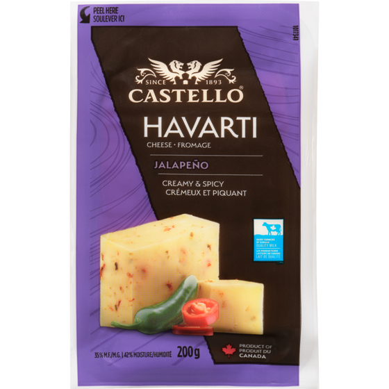 Castello Havarti Jalapeno FW 200 g, $2.50/100g