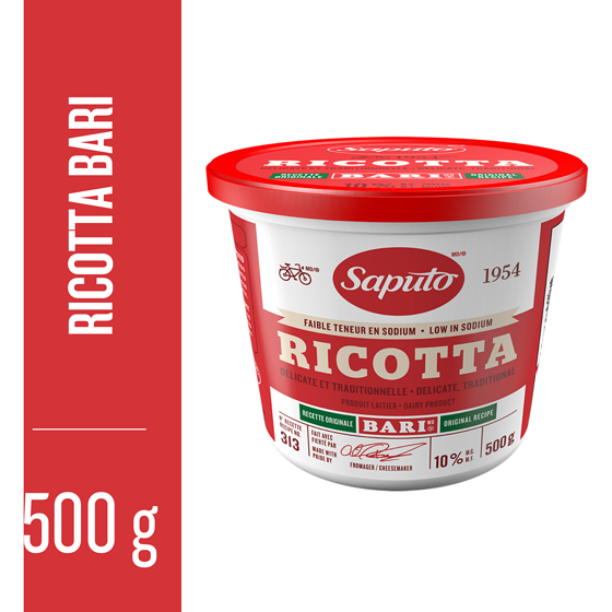 Saputo Ricotta 500 g, $1.70/100g