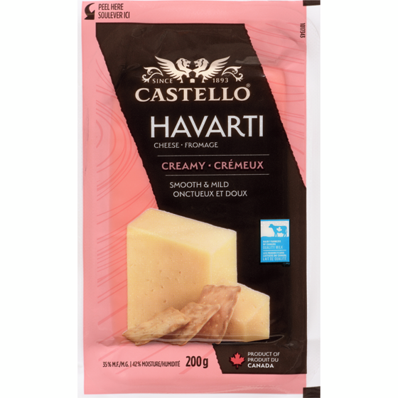 Castello Havarti Creamy FW 200 g, $2.50/100g