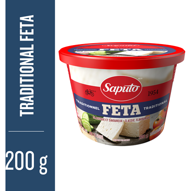 Saputo Feta Cheese 200 g, $3.50/100g