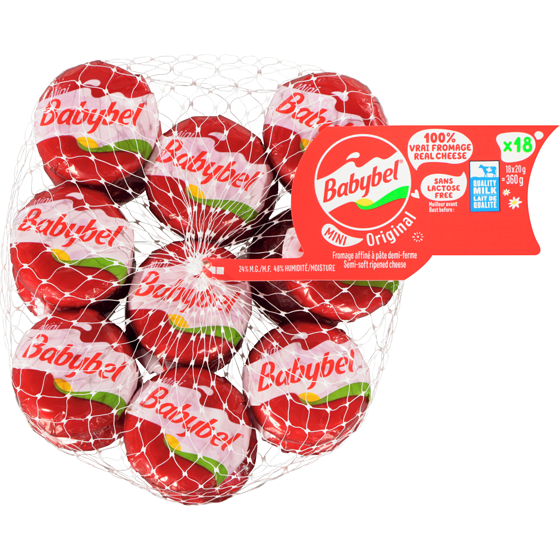 Babybel Fromage Affiné à Pâte Demi-ferme Original 360 g, 3,75 $/100g