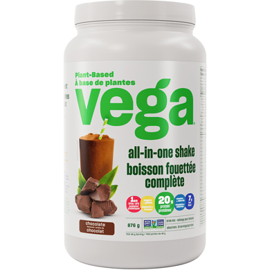 Vega One® All-in-One Protein Powder, Chocolate 876 g, $5.37/100g