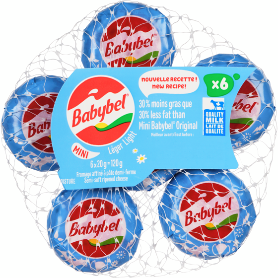 Babybel Light 120 g, $5.41/100g