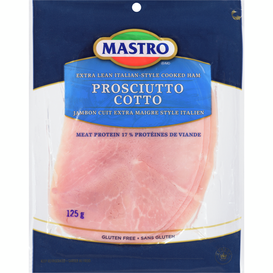 Mastro Prosciutto Cotto 125 g, 43,92 $/1kg 4,39 $/100g