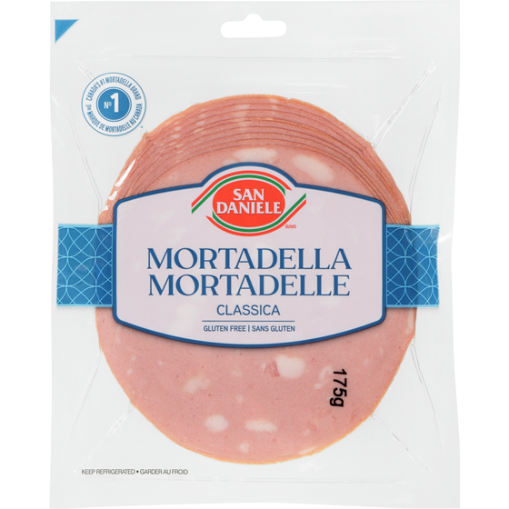 San Daniele Mortadelle 175 g, 37,09 $/1kg 3,71 $/100g