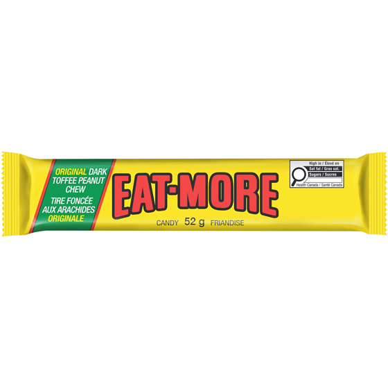 Hershey's Eat-More Candy bar 52 g, $2.88/100g