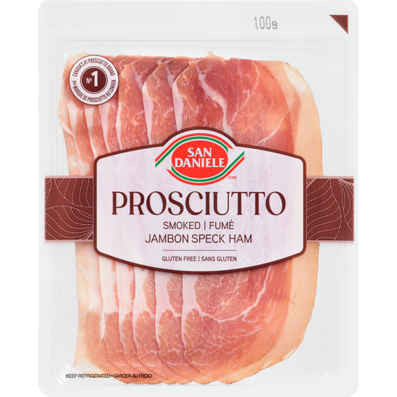 San Daniele Prosciutto, Smoked 100 g, $4.00/100g