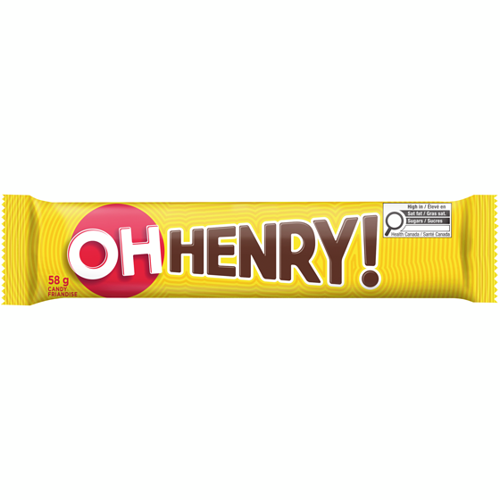 Oh Henry! Barre chocolatée de format standard 58 g, 2,59 $/100g