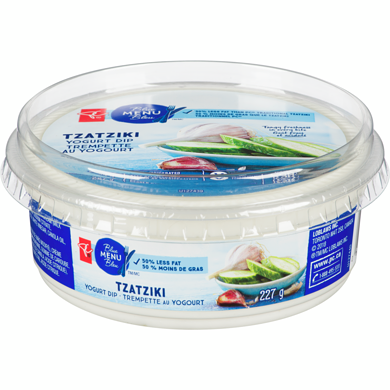 PC Blue Menu Tzatziki 227 g, $1.89/100g