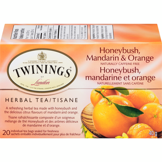 Twinings 20ct Honeybush, mandarine et orange 20 ea, 0,30 $/1ch
