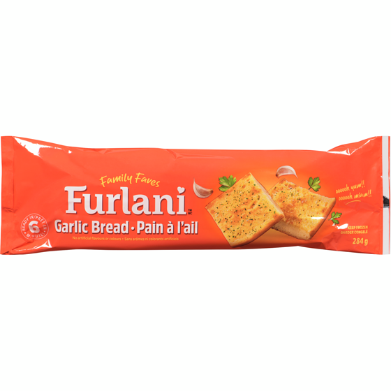 Furlani Ready Bake Garlic Bread 284 g, $0.91/100g