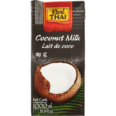 Real Thai Lait de coco 1 l, 0,45 $/100ml