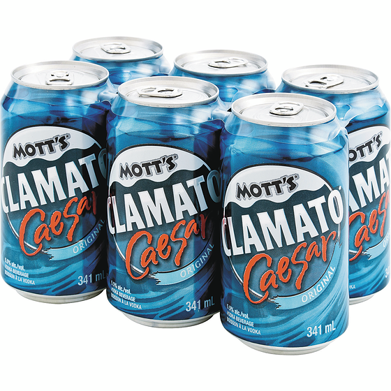 Mott's Original Caesar, Cans (ID required at pick-up) 6x341.0 ml, $0.93/100ml
