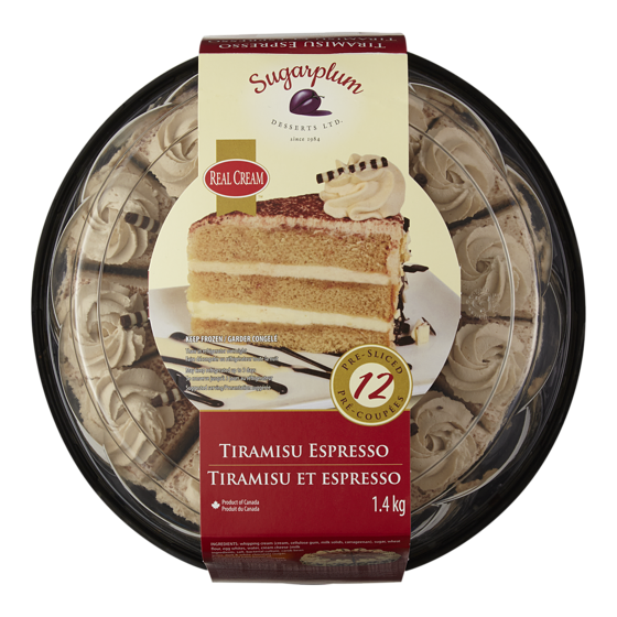 Sugar Plum Torte Tiramisu 1.4 kg, 1,71 $/100g