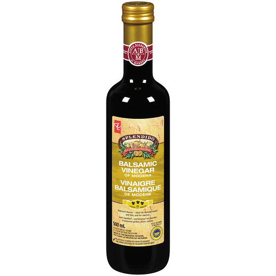 PC Splendido 3 Leaf Balsamic Vinegar of Modena 500 ml, $1.30/100ml