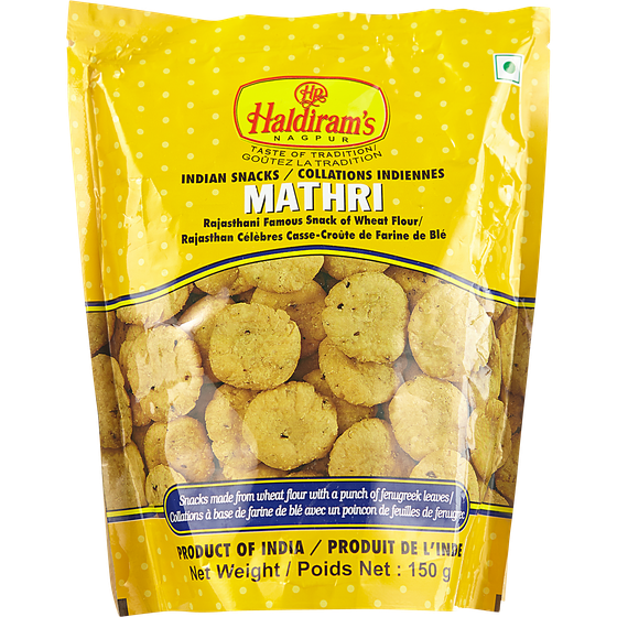 Haldiram Quite Bite Mathri 150 g, $1.26/100g
