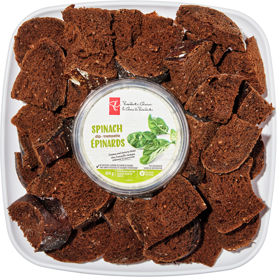 null Trempette aux épinards et pain pumpernickel 1.02 kg
