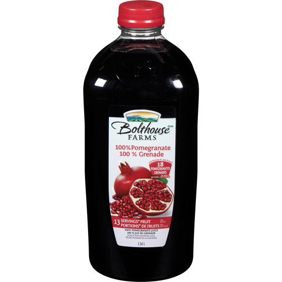 Bolthouse Juice, 100% Pomegranate 1.54 l, $0.94/100ml