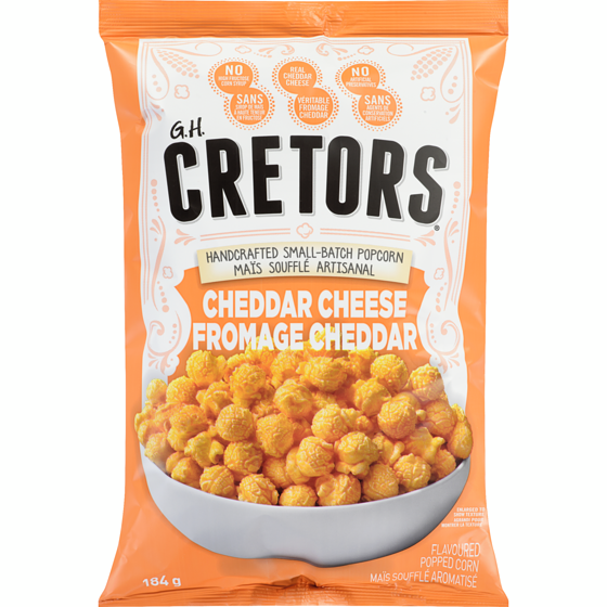 G.H. Cretors Cretors Popcorn, Cheddar Cheese 184 g, $3.26/100g