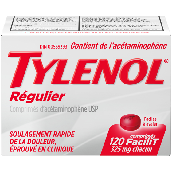 Tylenol Comprimés réguliers faciles à avaler 120 ea, 0,10 $/1ch