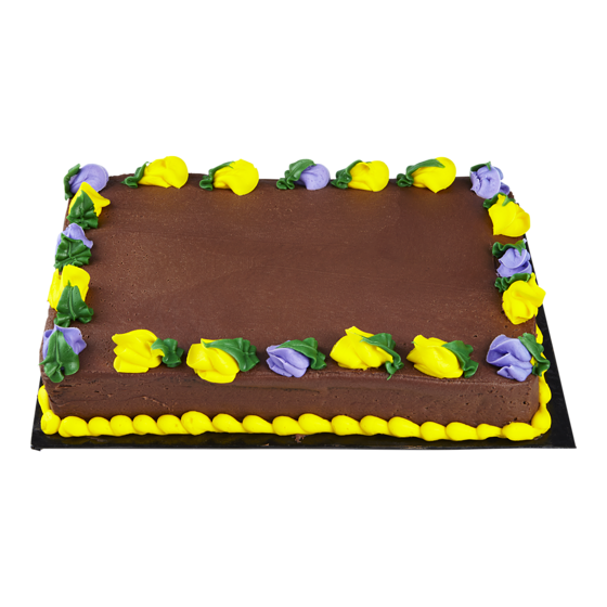 null Cake Quarter Slab 2 Options (Minimum 48 Hours Notice Required) 1.5 kg, $3.00/100g
