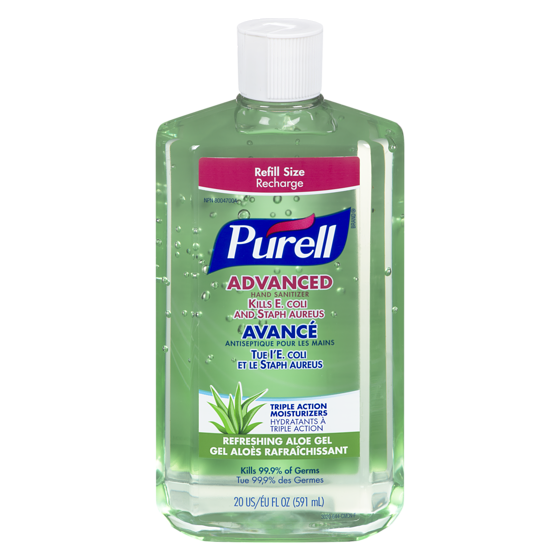Purell Désinfectant pour les mains à l’aloès 591 ml, 1,94 $/100ml