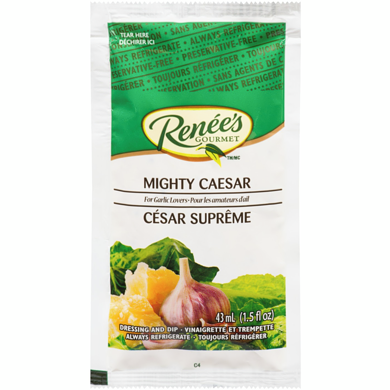 Renée’s Gourmet Vinaigrette césar crémeuse, 43 ml 42 g, 1,43 $/100g