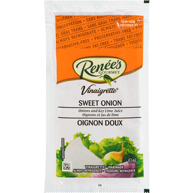Renees Sweet Onion Vinaigrette, Pouch 42 g, $1.43/100g