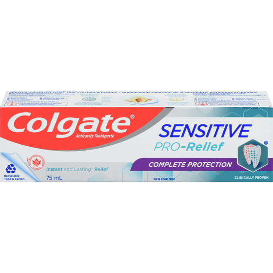 Colgate Sensitive Pro-Relief Complete Protection Toothpaste  75 ml, $9.32/100ml