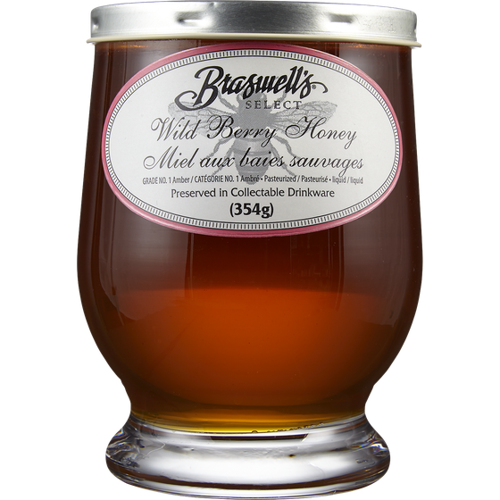 Brasswell's Wild Berry Honey 354 g, $3.95/100g