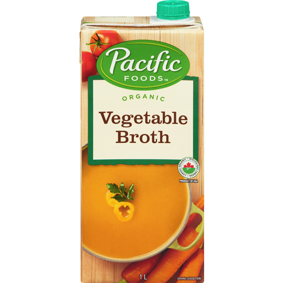Pacific Foods Organic Vegetable Broth 1 l, $0.75/100ml