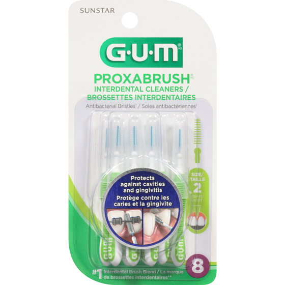 GUM Brossette interdentaire PROXABRUSHᴹᴰ, petits 8 ea, 0,81 $/1ch