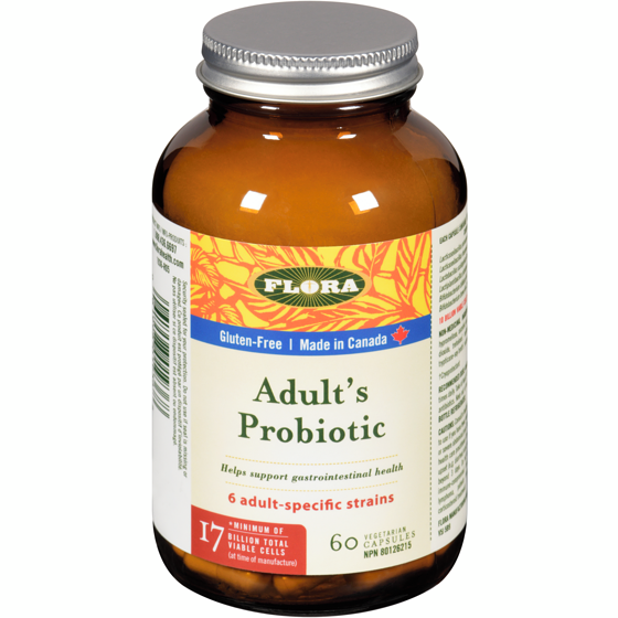 Flora Flora Adult's Probiotic 60 Vegetarian Capsules 60 ea, $0.67/1ea