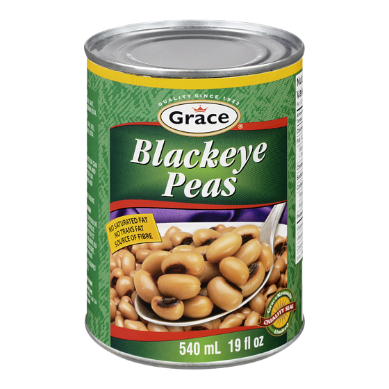Grace Black-Eyed Peas 540 ml, $0.52/100ml