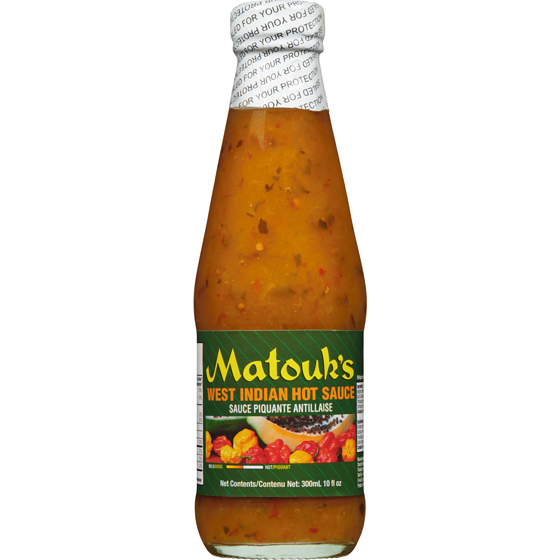 Matouks West Indian Hot Sauce 300 ml, $1.33/100ml