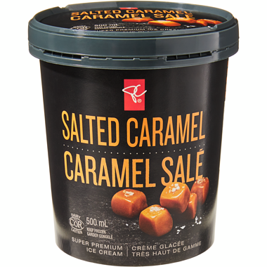 PC Black Label Salted Caramel Super Premium Ice Cream