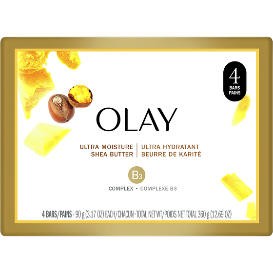 Olay Pro-X Beauty Bars, Ultra Moisture with Shea Butter 4x90.0 g, $1.75/100g