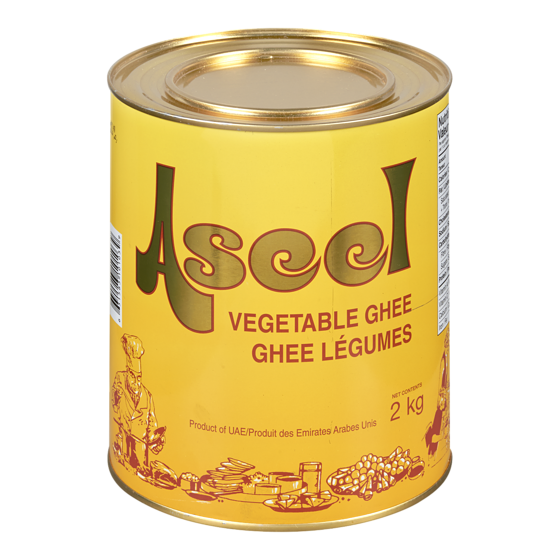 Aseel Ghee aux légumes Aseel 2 kg, 0,70 $/100g