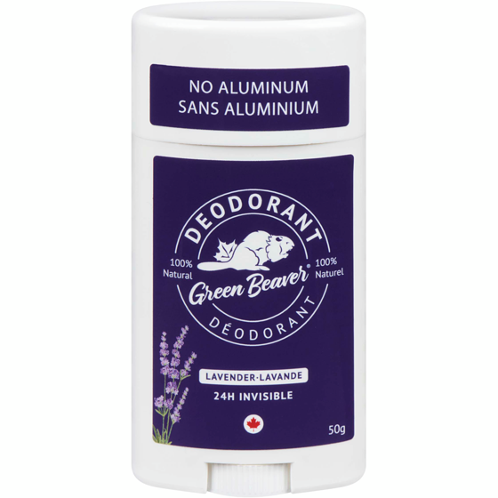 Green Beaver Jr Déodorant naturel au parfum de lavande Green Beaver 50 g, 19,98 $/100g