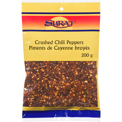 Suraj Piment chili rouge broyé 200 g, 2,00 $/100g