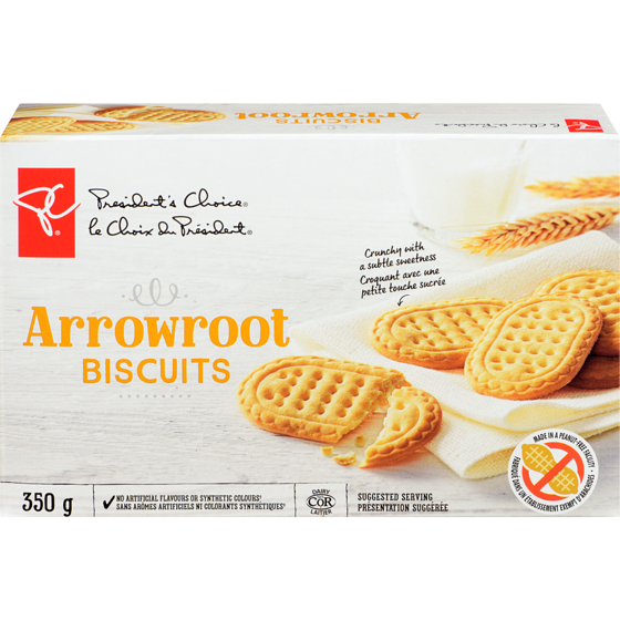 le Choix du Président Biscuits Arrowroot 350 g, 1,65 $/100g