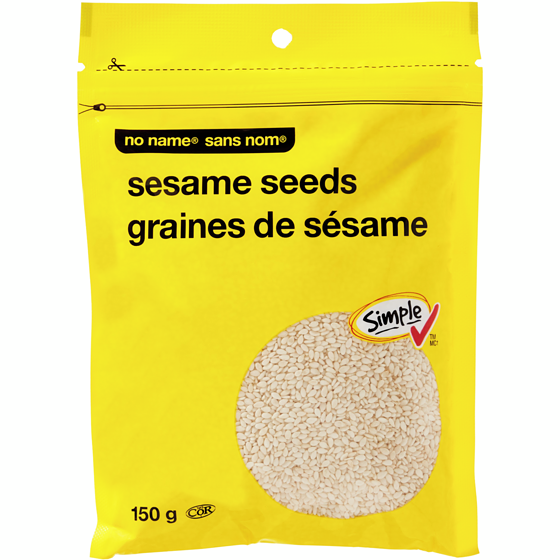 No Name Sesame Seeds 150 g, $2.33/100g