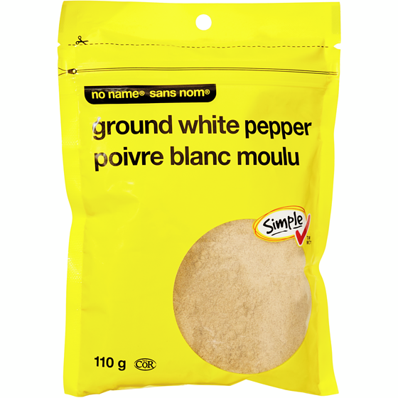 No Name Ground White Pepper 110 g, $3.18/100g